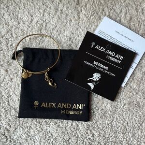 Alex and Ani Gold Charm Bracelet